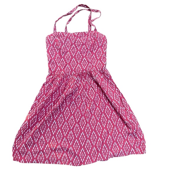 Abercrombie & Fitch Womens Baby Doll Dipped-Waist Smocked Dress sunny Pink XS - Picture 2 of 10